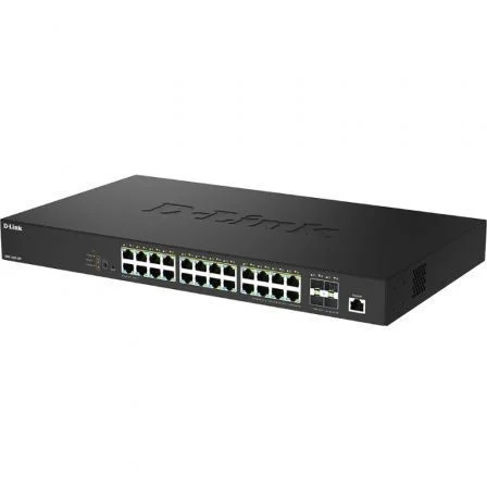 D-Link DMS-1250-28P/E Switch Gestionado L2 2.5G PoE con 4 puertos 10G SFP+